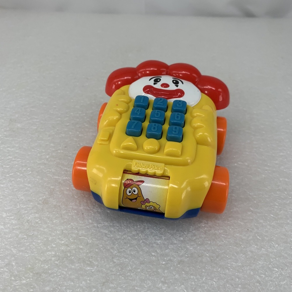 2003 Fisher Price McDonald's Ronald McDonald Plastic Collectible Phone Car Toy - Picture 6 of 8